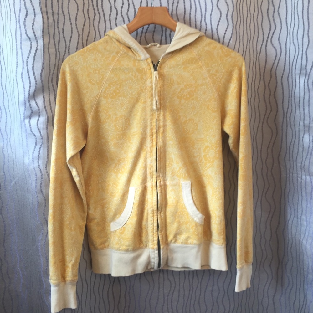 Merona zipped yellow Hoodie